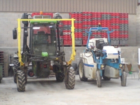 Champagne Marc BIJOTAT - Tracteur Enjambeur